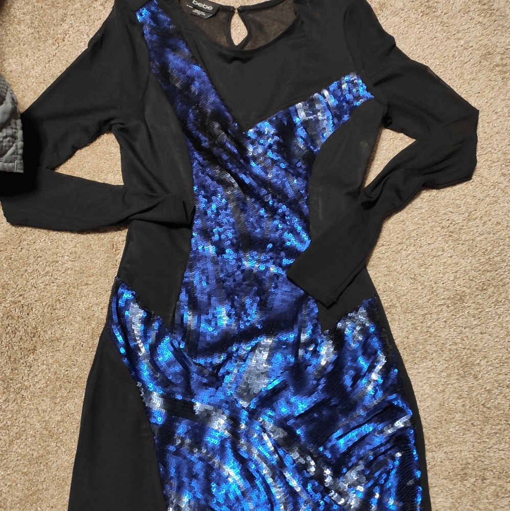 Bebe sequin dress size small